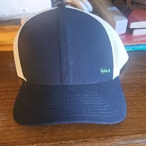 Hurley Blue and White Cap